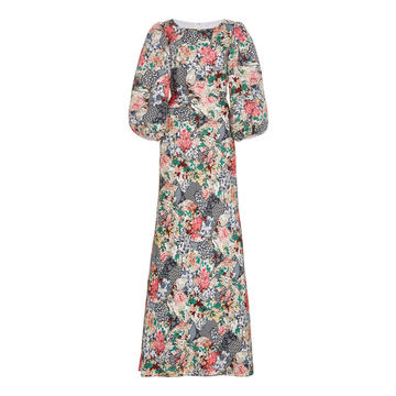 Lily-B Printed Silk Dress