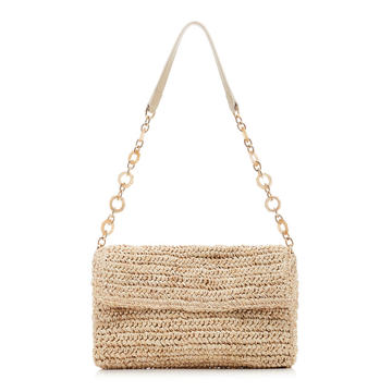 Marni Woven Straw Shoulder Bag