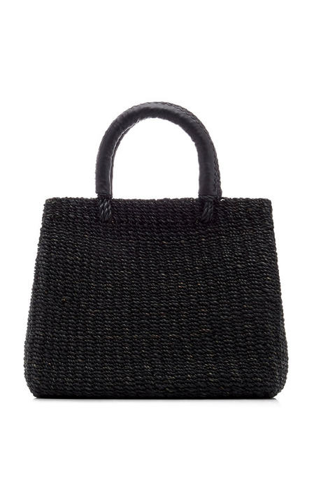 Solana Woven Straw Tote展示图