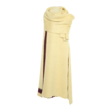 Draped Wool-Blend Dress