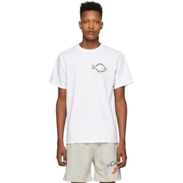 白色 Flounder Shop T 恤
