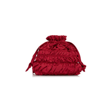 Nara Bumpy Nylon Drawstring Top Handle Bag