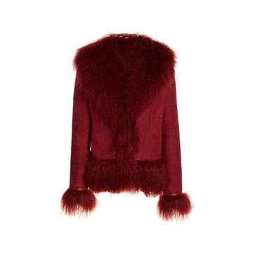 Bon Fringed Shearling Jacket