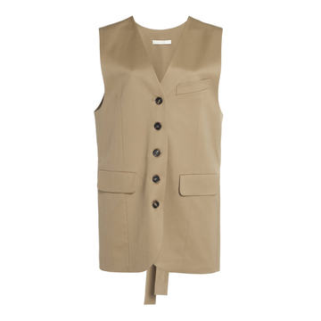 Wool Button-Down Vest