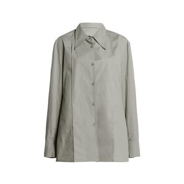 Voluminous Cotton-Poplin Shirt