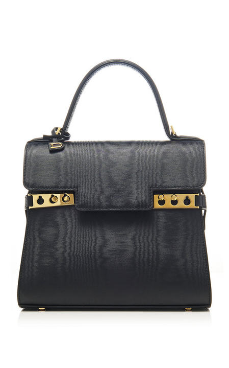 Temp��te PM Moir��-Effect Calf Leather Top Handle Bag展示图