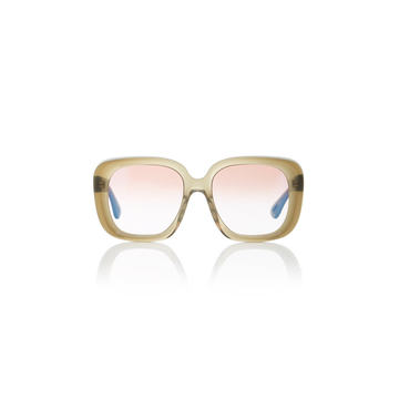 Nella Acetate Square-Frame Sunglasses