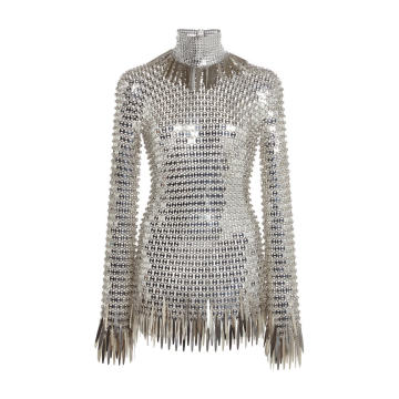 Fringed Chainmail Top