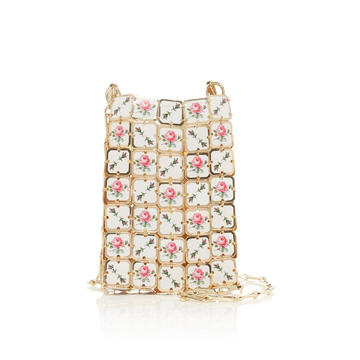 Square Mini Porcelain Shoulder Bag