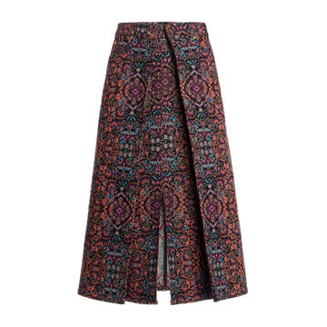 Printed Cady Skirt