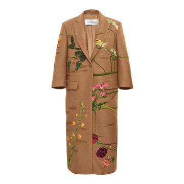 Embroidered Camelhair Coat