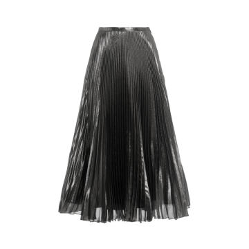 Metallic Plisse Skirt