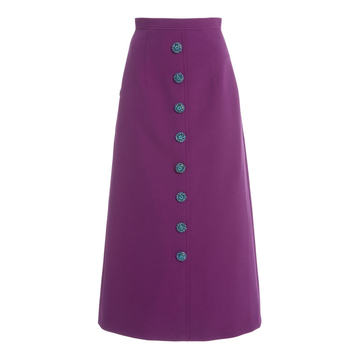 High-Rise Cady Skirt