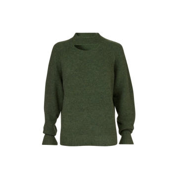Julian Cutout Wool-Blend Mockneck Sweater