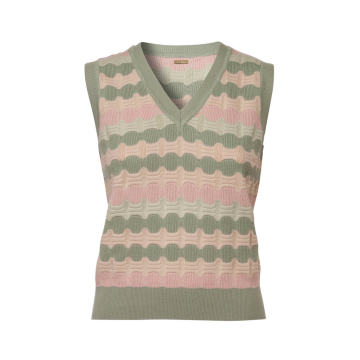 Verona Jacquard-Knit Sweater Vest