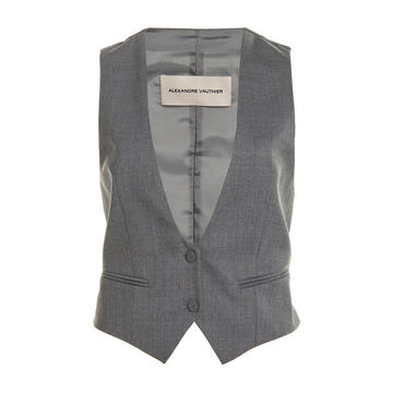 Wool-Blend Vest