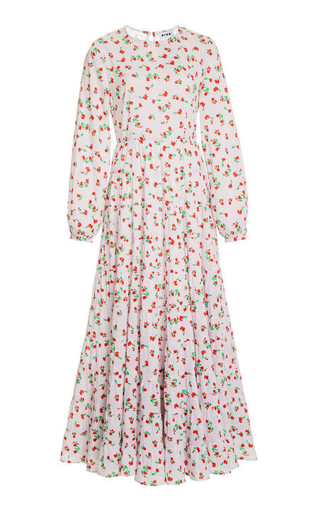 Pip Tiered Printed Cotton Maxi Dress展示图