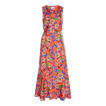 Dreaming in Colour Floral-Print Crepe Dress