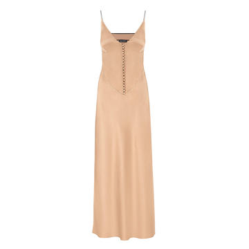 Satin Sleeveless Slip Dress