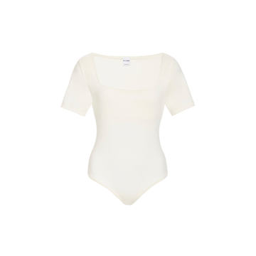 80s Jersey Square-Neck Bodysuit