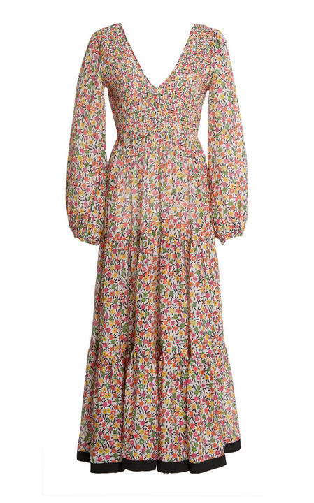 Brooke Printed Georgette Maxi Dress展示图