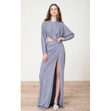 Silence Glittered Crepe Gown