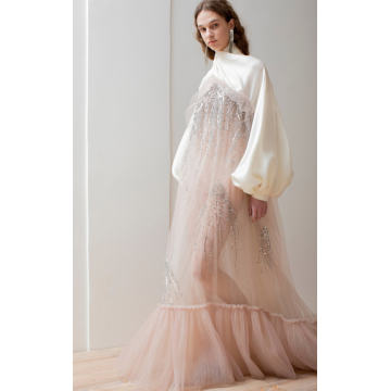 Eau Souple Embroidered Tulle Gown
