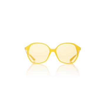 Verso Acetate Oversized Round-Frame Sunglasses