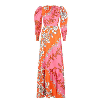 Claudina Floral Print Cotton Gown