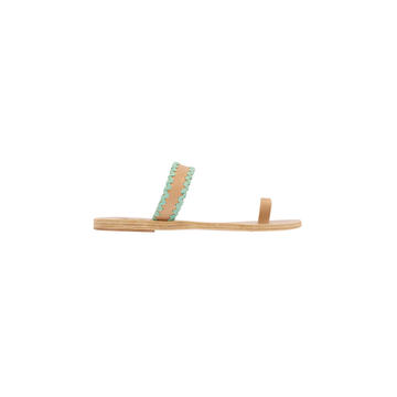 Thalia Zig Zag Leather Sandals