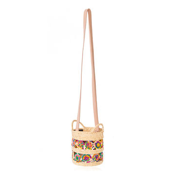 Iris Raffia Shoulder Bag