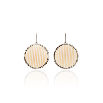 One-Of-A-Kind Striped Chalcedony Discs