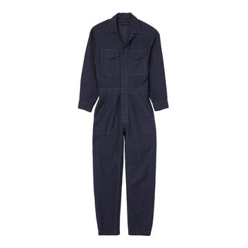 Marta Denim Straight-Leg Jumpsuit