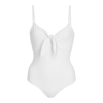 Knotted Pima Cotton Bodysuit