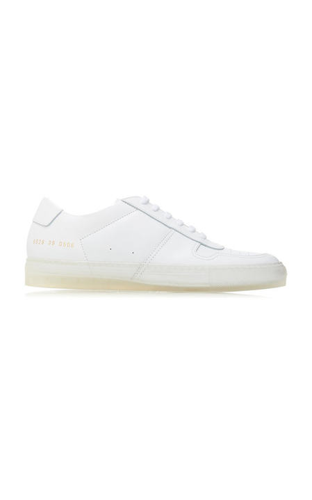 Transparent Sole Leather Low-Top Sneakers展示图