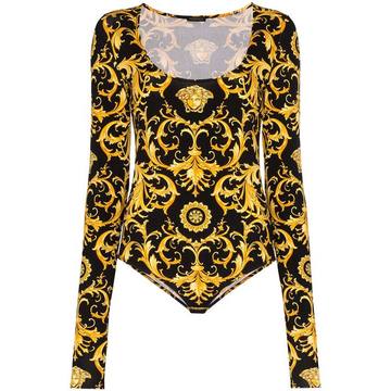 baroque print bodysuit