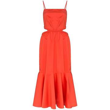 Summer Luck cutout cotton midi dress