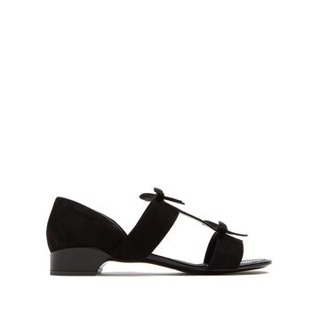 City Bow suede sandals