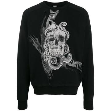 'Skull' print sweatshirt