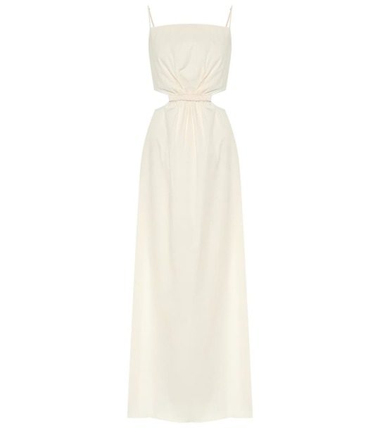 White Sand stretch-cotton maxi dress展示图
