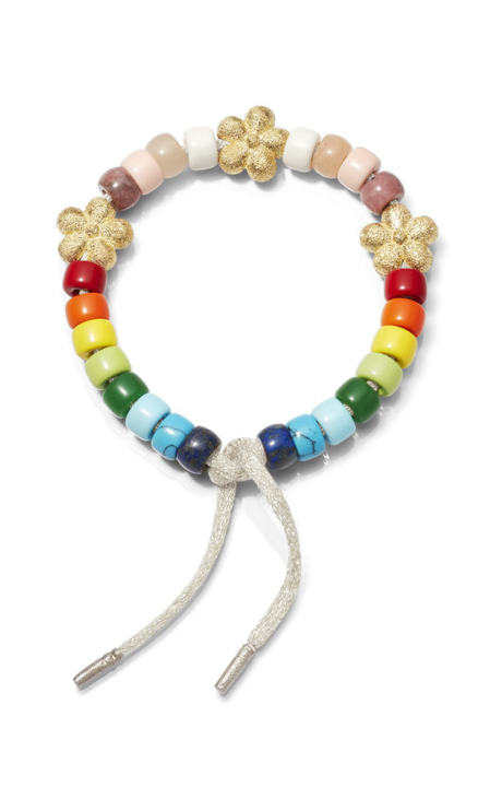18K Gold Fiore Rainbow FORTE Beads Bracelet展示图