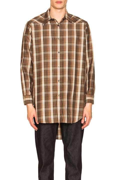 Long Sleeve Plaid Shirt展示图