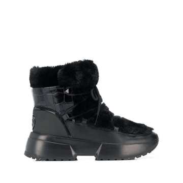 Cassia sherpa-trimmed snow boots