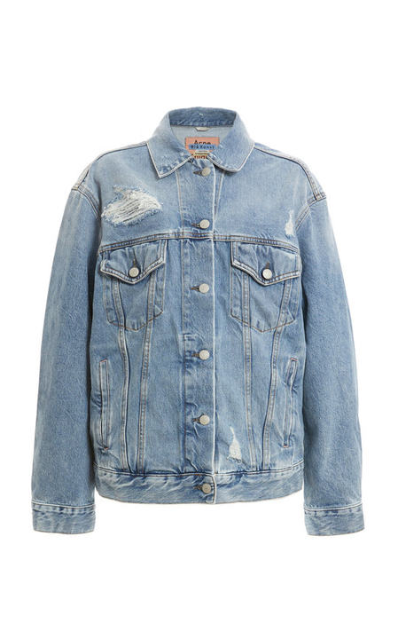 2000 Oversized Distressed Denim Jacket展示图