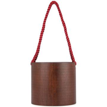 Bali oval bucket bag