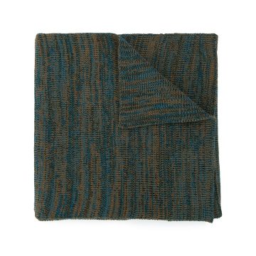 elongated knitted scarf