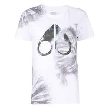 logo-print tie-dye T-shirt