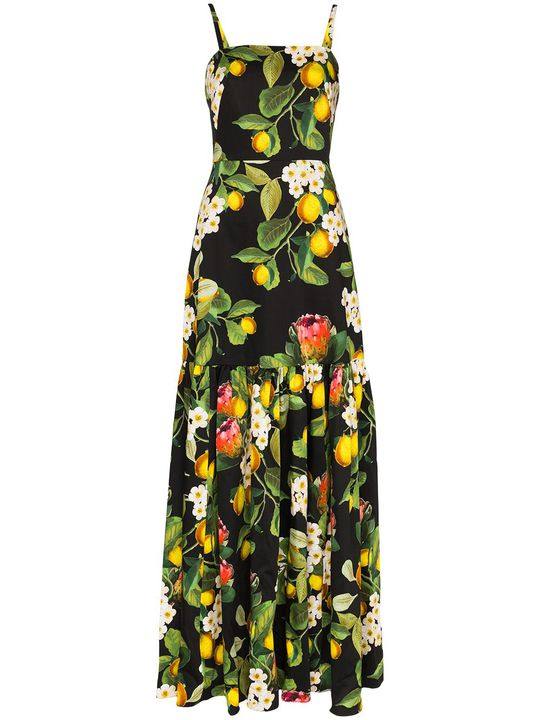 Cordelia floral print maxi dress展示图