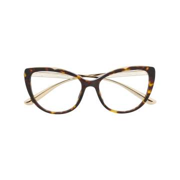 玳瑁纹猫眼框眼镜