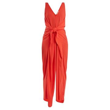 Muriel tie-waist jumpsuit